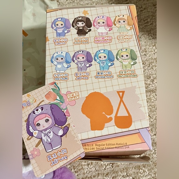 New Nommi Puppy Diary series confirmed Jelly Wag purple & white - Picture 6 of 7